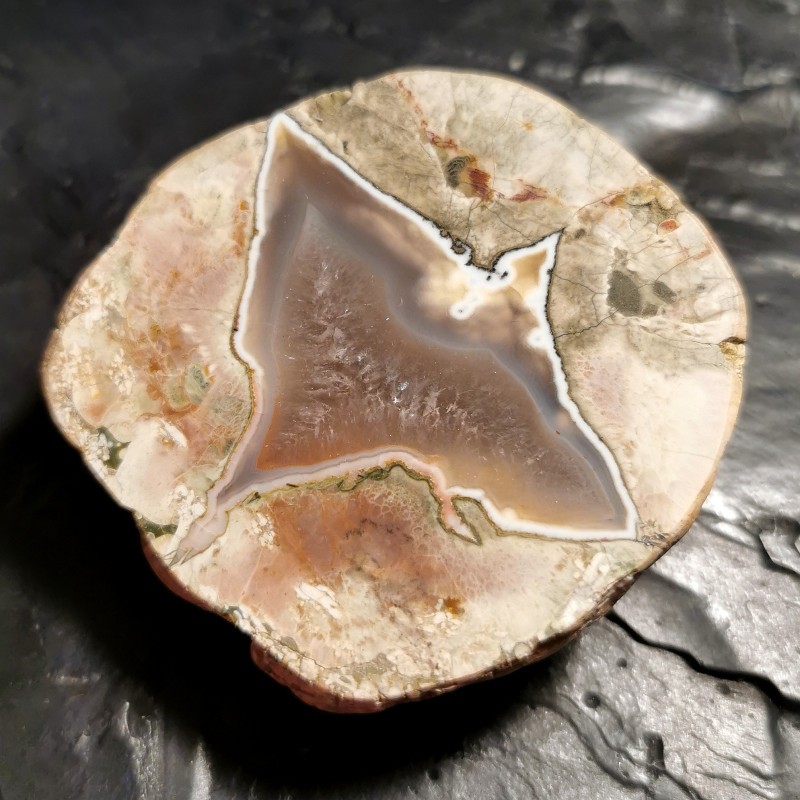 Agate oeuf de tonnerre - pièce unique 3 - 2e chakra de Catalogue pierres et cristaux