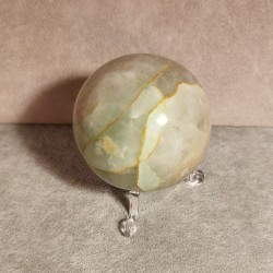 Garnierite - sphere cm6 - pièce unique 1 - chakra turquoise de Catalogue pierres et cristaux