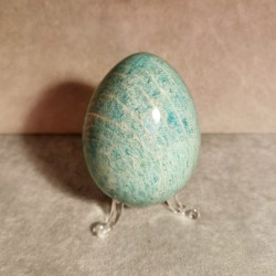 Amazonite - Œuf - pièce unique 2 - chakra turquoise de Catalogue pierres et cristaux