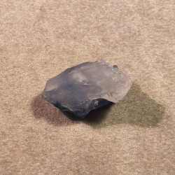 Dumortiérite dans quartz - pièce unique 1 - 6ème chakra de Catalogue pierres et cristaux
