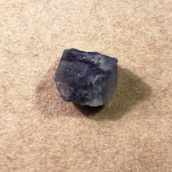 Dumortiérite dans quartz - pièce unique 2 - 6ème chakra de Catalogue pierres et cristaux