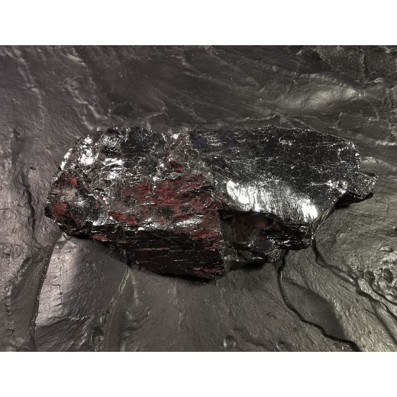 Pièce de shungite naturelle qualité argent 49gr