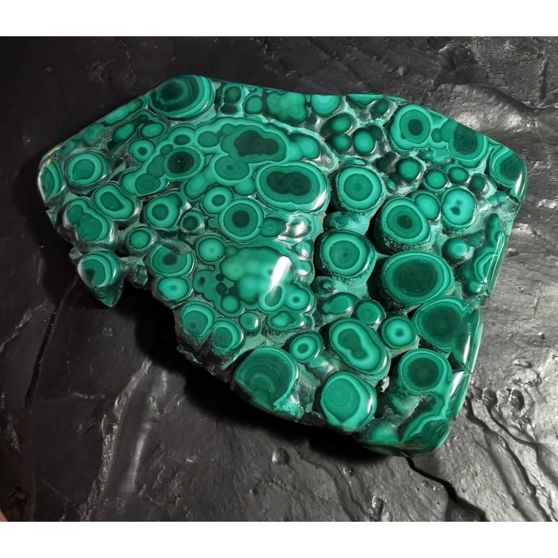 Malachite - pièce unique 3 - 4ème chakra de Catalogue pierres et cristaux