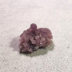 Calcédoine botryoïde violette - pièce unique - 7ème chakra