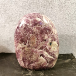 Lépidolite - pièce a poser 1 - 7ème chakra de Catalogue pierres et cristaux