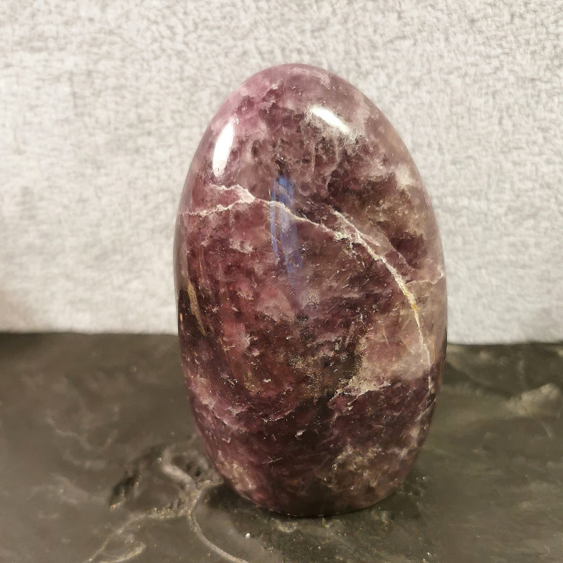 Lépidolite - pièce a poser 2 - 7ème chakra de Catalogue pierres et cristaux