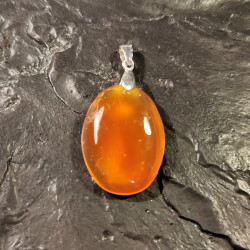 Cornaline - pendentif pièce...