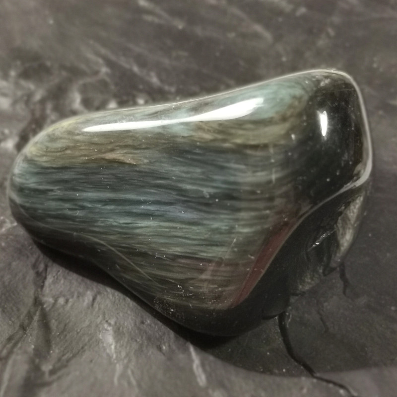 Obsidienne Manta Huichol - pièce unique 1 de Accueil