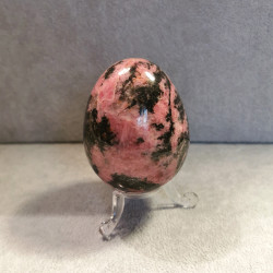Rhodonite - Œuf - pièce unique - 4e chakra de Catalogue pierres et cristaux