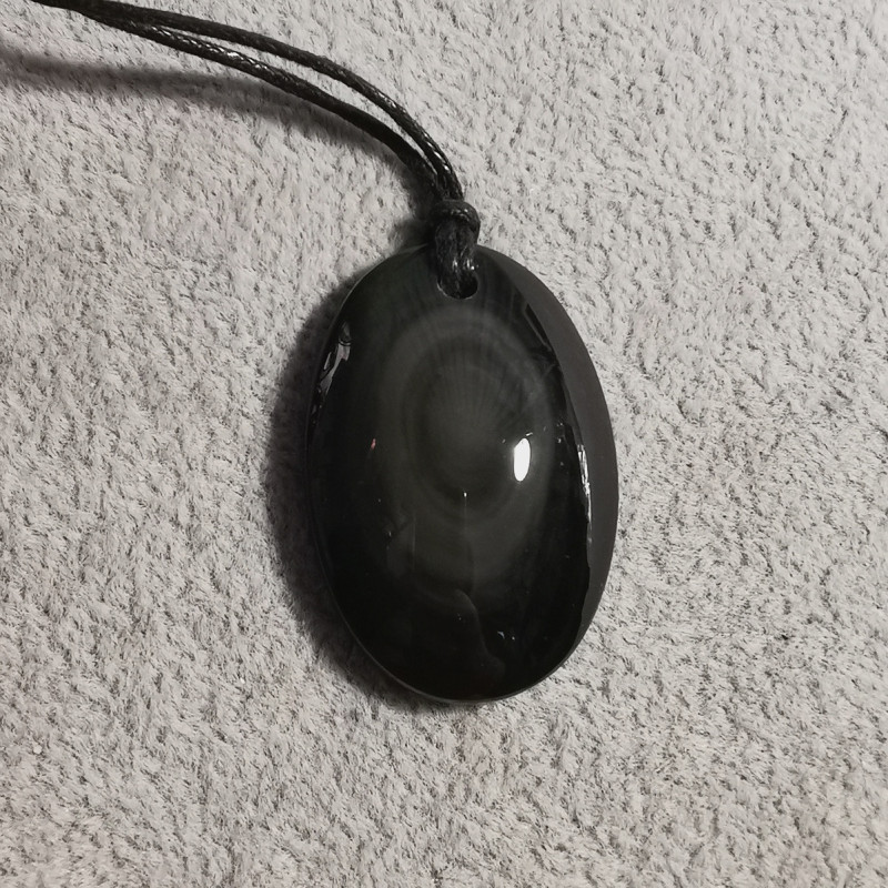 Obsidienne Œil Céleste - pendentif pièce unique 3 de Catalogue pierres et cristaux