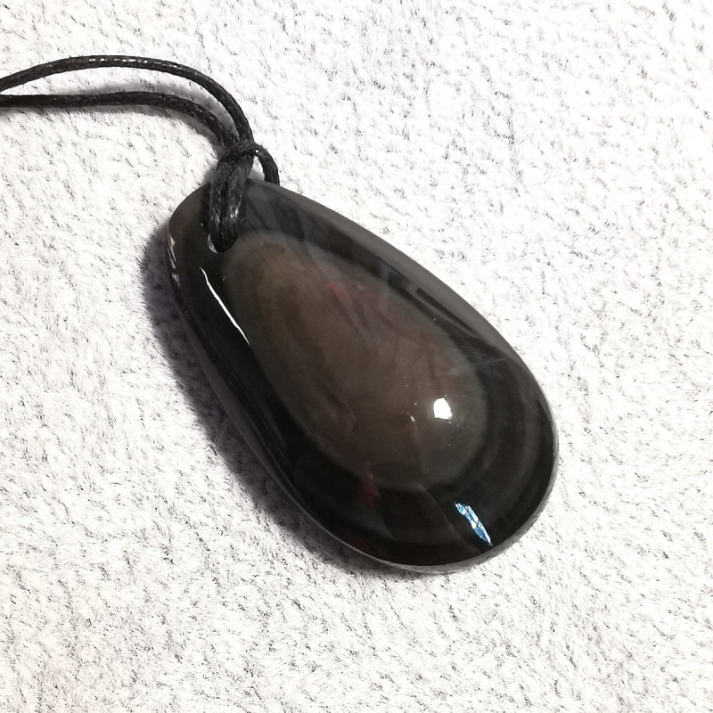 Obsidienne Œil Céleste - pendentif pièce unique 4 de Catalogue pierres et cristaux