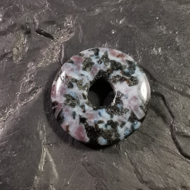 Gabbro indigo - pierre plate - multichakra