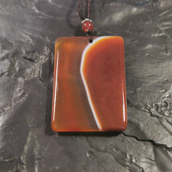 Cornaline - pendentif pièce...