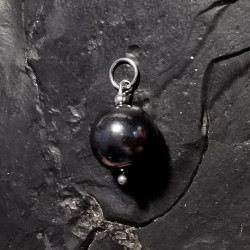 Shungite - pendentif perle 12mm de Catalogue Shungite