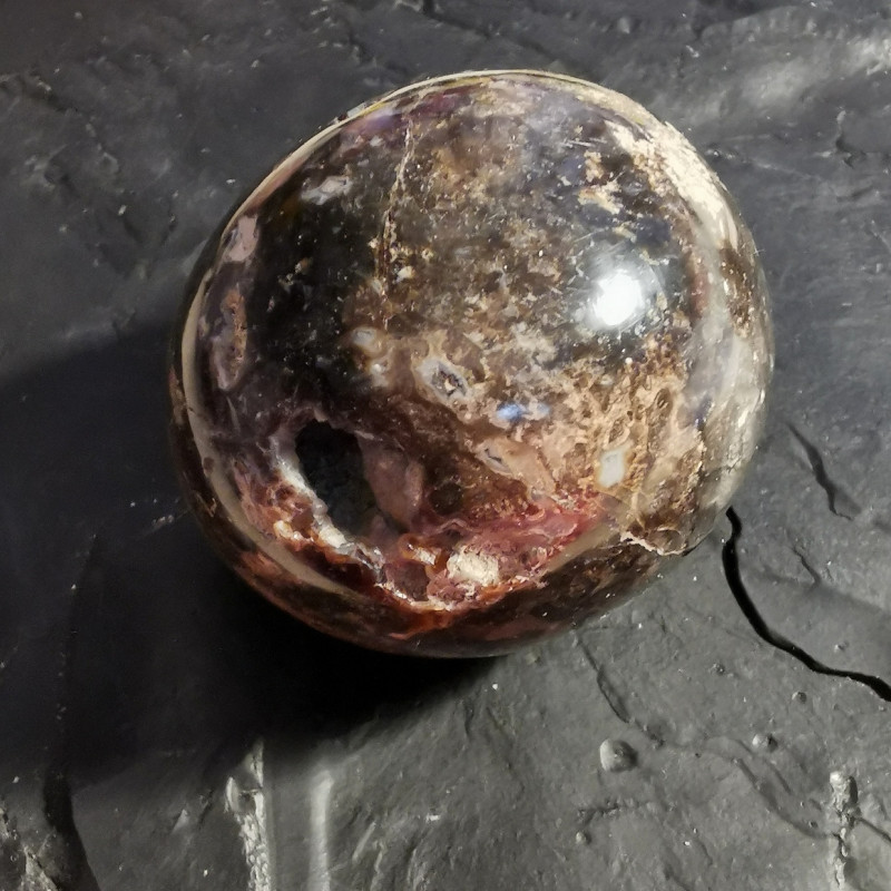 Opale noire de Madagascar - pièce unique 4 - 1ere chakra de Catalogue pierres et cristaux