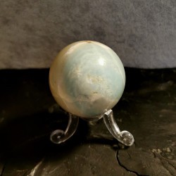 Amazonite - sphère 4cm - pièce unique 1 - chakra turquoise de Catalogue pierres et cristaux