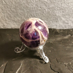 Améthyste - sphère 4cm - pièce unique - 7ème chakra de Catalogue pierres et cristaux