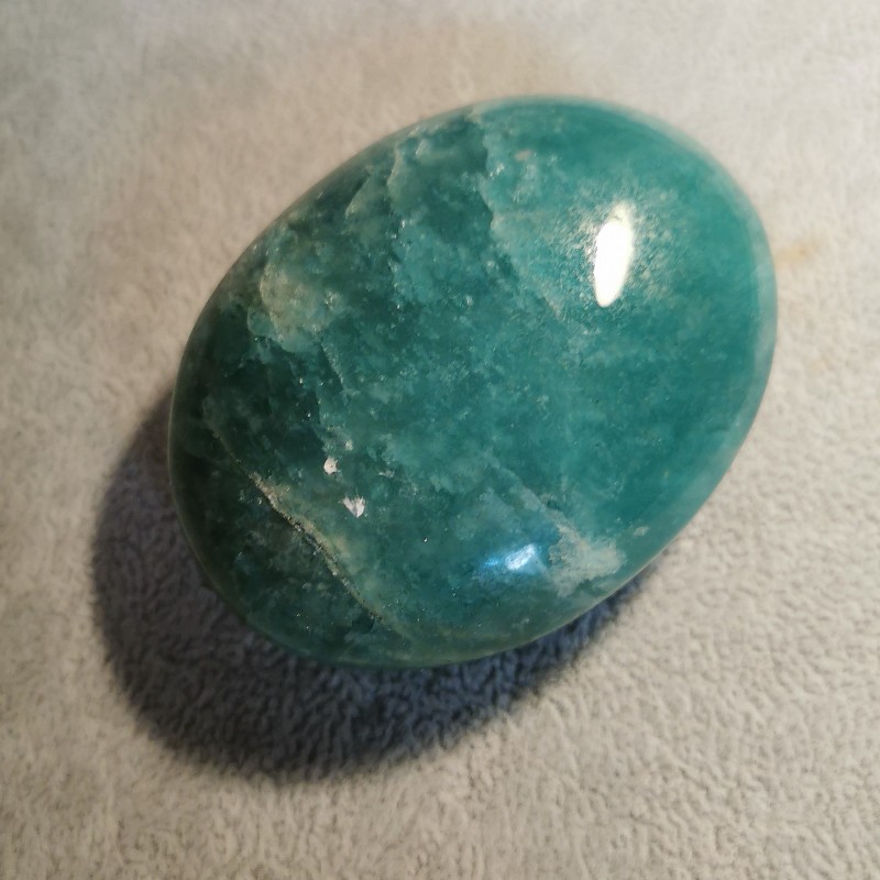 Amazonite - galet - pièce unique 1 - chakra turquoise de Catalogue pierres et cristaux