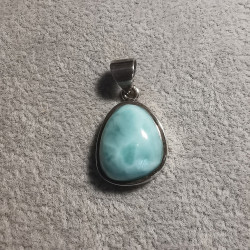Larimar - pendentif monté...