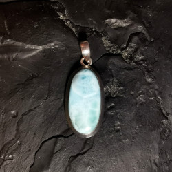 Larimar - pendentif monté...