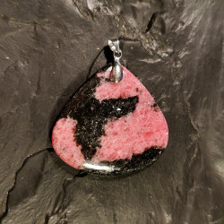 Rhodonite - Pendentif pièce unique 5 de Catalogue pierres et cristaux