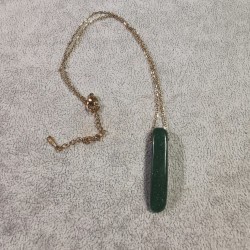 Fuchsite - pendentif pièce unique 2 - 4ème chakra de Catalogue pierres et cristaux