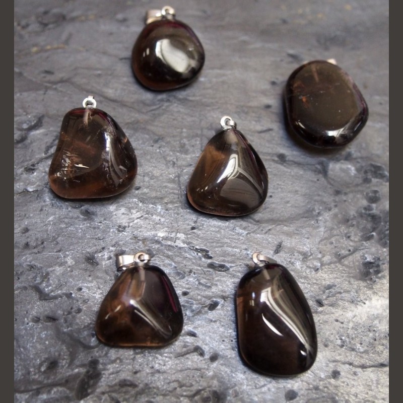 Quartz fumé - pendentif - 1er chakra de Catalogue pierres et cristaux