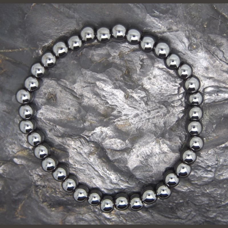 Hématite - Bracelet perles - 1er chakra de Bracelets