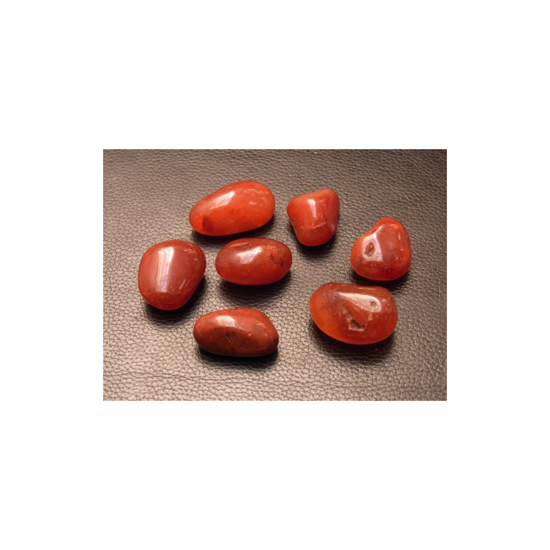Cornaline - pierre roulée - 2e chakra de Catalogue pierres et cristaux