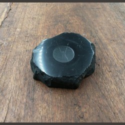 Support ou base petit pour sphère ou oeuf en shungite de Accessoires Lithothérapie