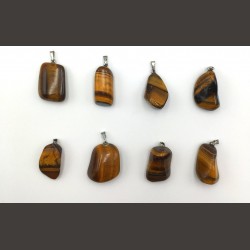 Œil de tigre - pendentif - 3e chakra de Catalogue pierres et cristaux