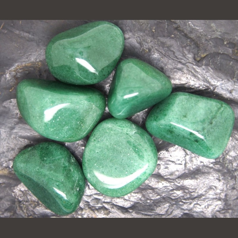 Aventurine - pierre roulée de Catalogue pierres et cristaux