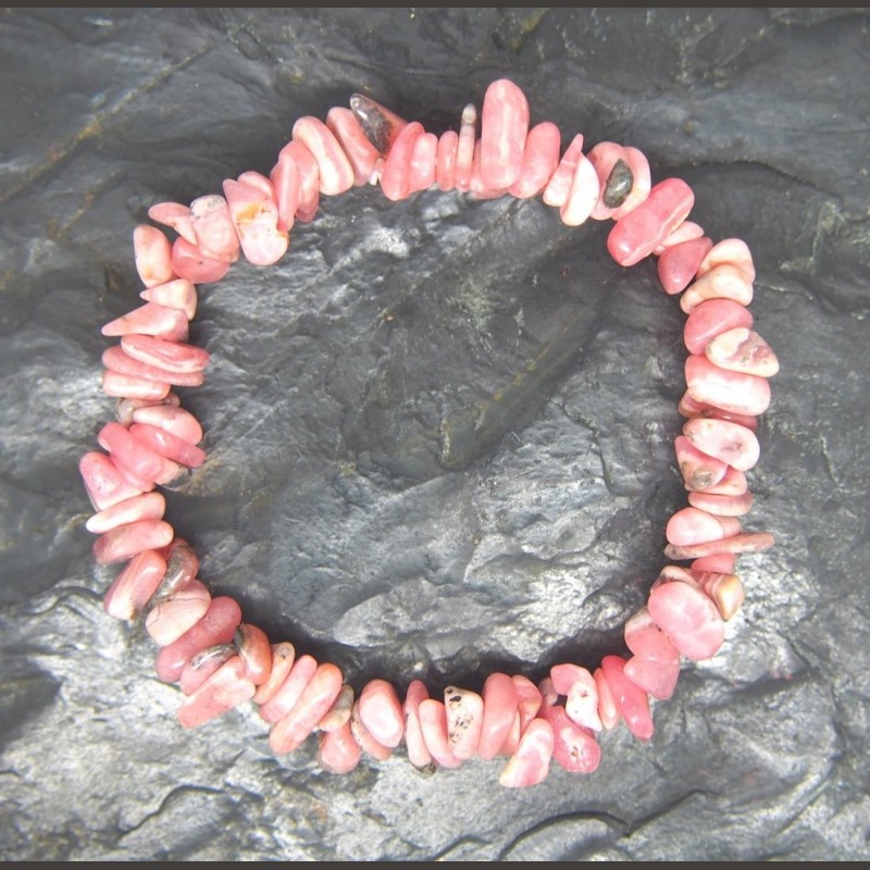 Rhodochrosite - Bracelet baroque - 4ème chakra de Bracelets