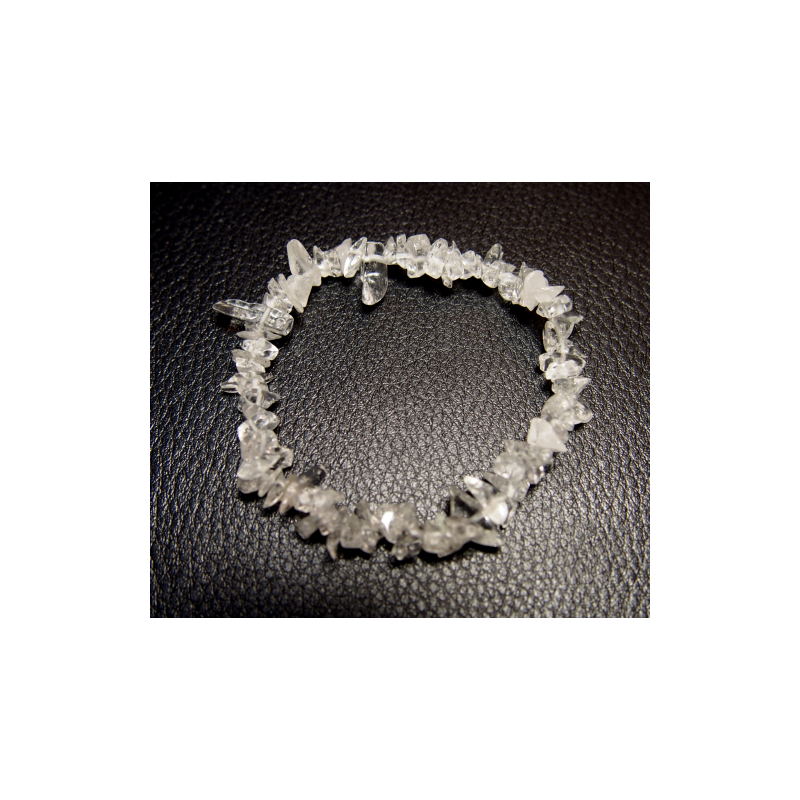 cristal de roche - Bracelet baroque - 6e chakra de Bracelets