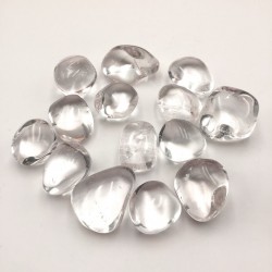 Cristal de roche - pierre roulée 6e chakra de Catalogue pierres et cristaux