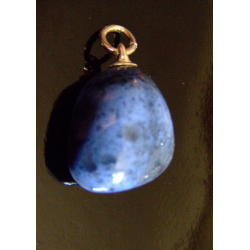 Pendentif de dumortiérite - 6ème chakra de Catalogue pierres et cristaux
