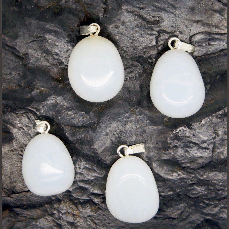 Opale blanche - pendentif - 6ème chakra de Catalogue pierres et cristaux