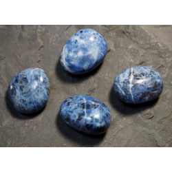 Sodalite - pierre roulée - 6ème chakra de Pierres du 6ème chakra
