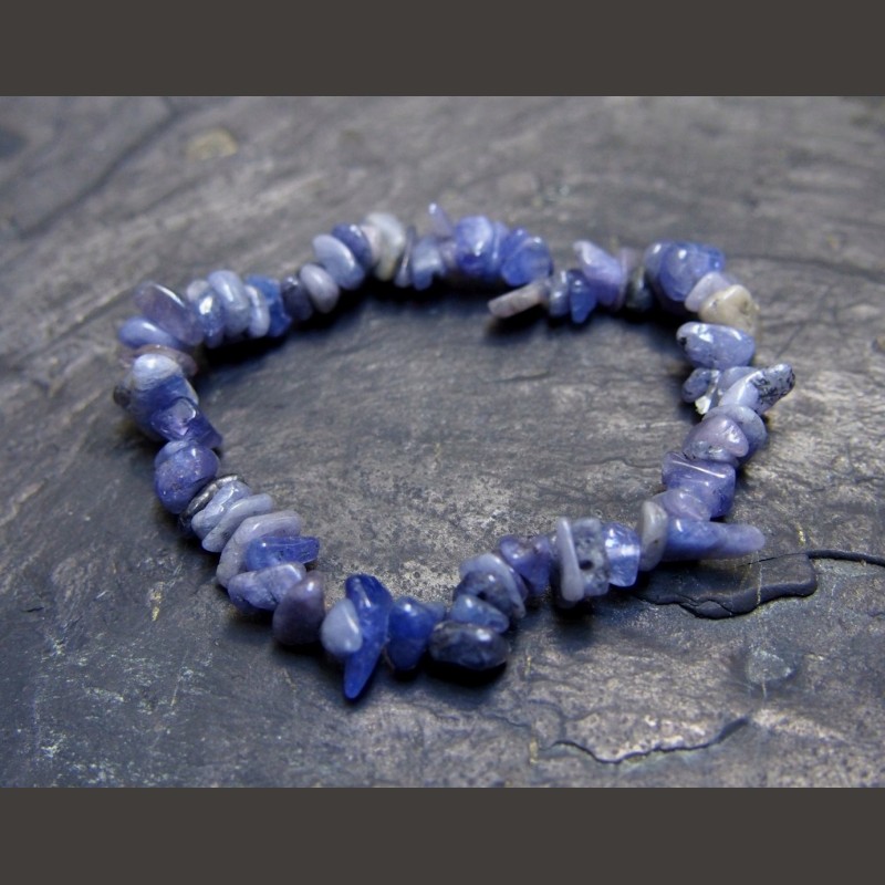Tanzanite - Bracelet baroque - 6e chakra de Bracelets