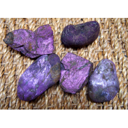 Purpurite roulée - 7ème chakra de Catalogue pierres et cristaux