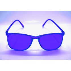 Lunettes Chromothérapie - bleu indigo - modèle 1 de Lunettes Chromothérapie