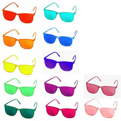 Lunettes Chromothérapie - KIT COMPLET DE 12 - modèle 1 de Lunettes Chromothérapie