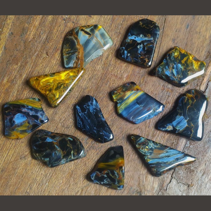 Pietersite - pierre roulèe - 3e chakra de Pierres du 3ème chakra