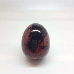 Obsidienne acajou - Œuf de yoni S - 1er chakra de Pierres du 1er chakra