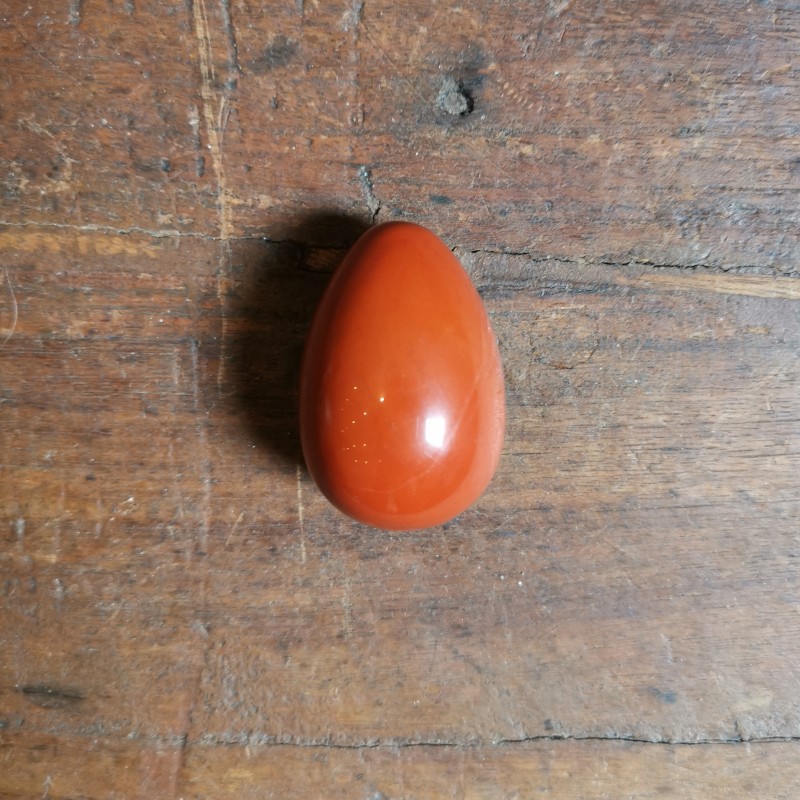 Jaspe rouge - Œuf de yoni M - 1er chakra de Pierres du 1er chakra
