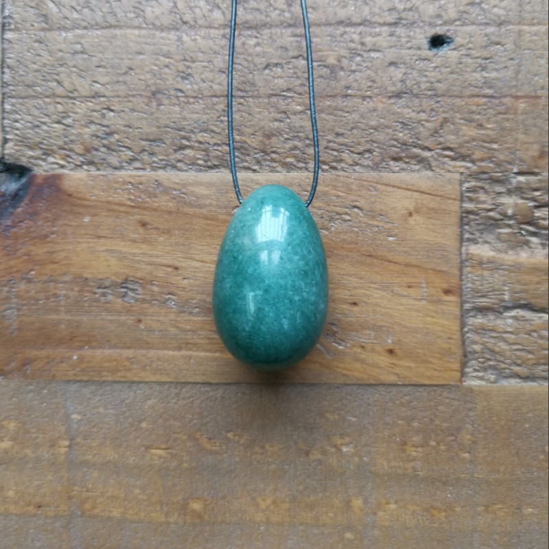 Aventurine - Œuf de yoni S percé - 4e chakra de Catalogue pierres et cristaux
