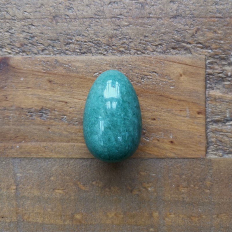 Aventurine - Œuf de yoni S - 4e chakra de Catalogue pierres et cristaux
