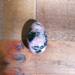 Rhodonite - Œuf de yoni S - 4ème chakra de Pierres du 4ème chakra
