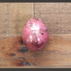 Rhodonite - Œuf de yoni M - 4ème chakra de Pierres du 4ème chakra