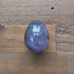 Fluorite - Œuf de de yoni L - 6e chakra de Œufs de Yoni - lithothérapie